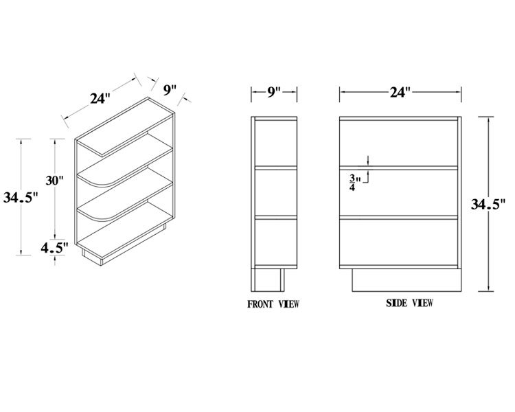 Base End Shelf Cabinet thumbnail