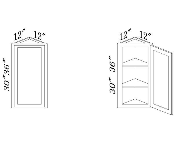 Wall End Angle Cabinet thumbnail